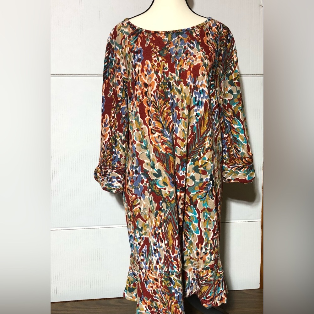 Beeson River size 1X boho style short Dress very cute with boots or sand…